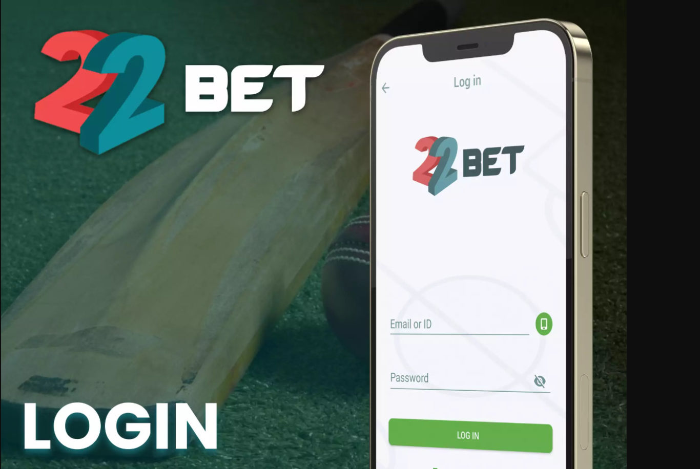 22Bet account via mobile device