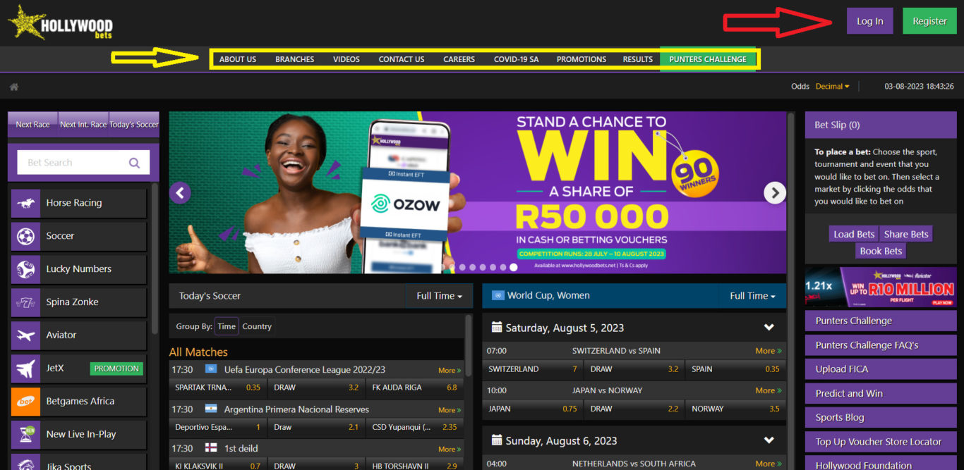 Hollywoodbets Online Betting