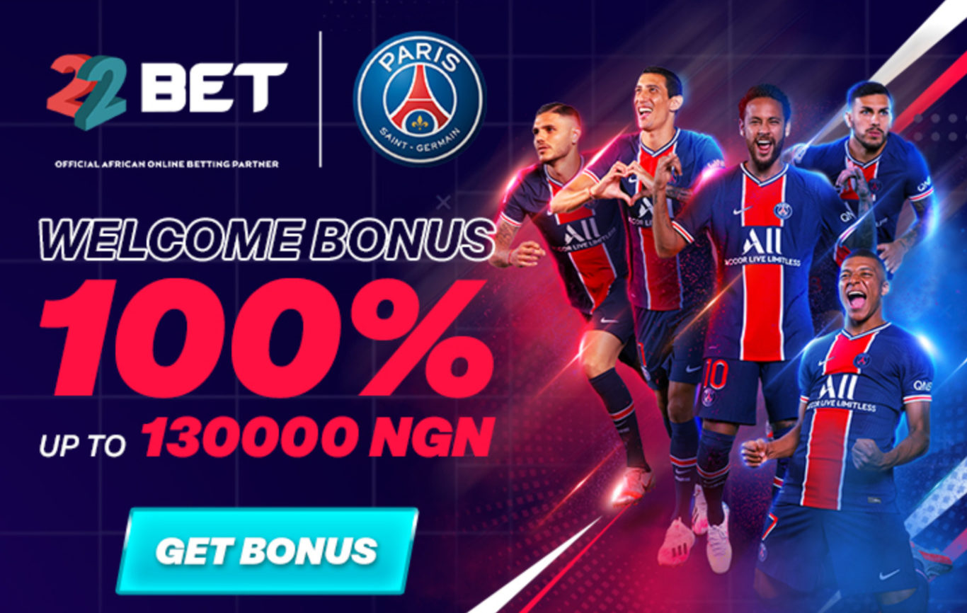 22Bet welcome bonus